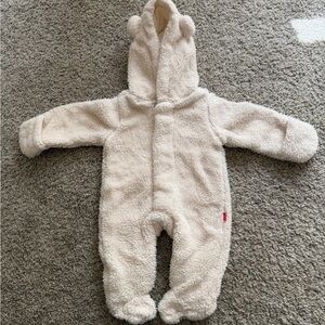 Fleece Baby Footie Bear Snowsuit
